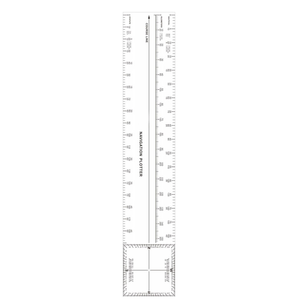 7829 Navigation Plotting Ruler Tool For Aviation Marine And Drawing ...