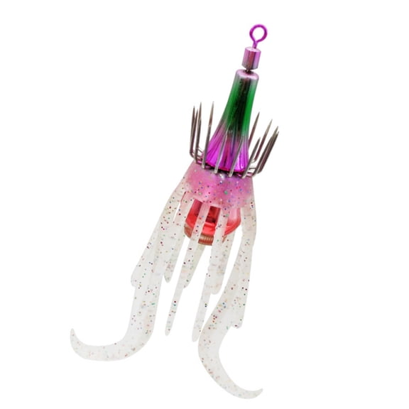 7829 Night Fishing LED Squid Attractor Plastic Glowing Squid Lure LED Light