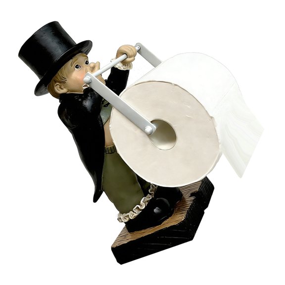 7829 Original Gentleman Figure Tissue Box Container Enhances Your Interior Scheme