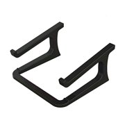 Plastic Double Deck Laptop Stand With Antislip And Open Airflows Structure For Better Cooling And Space Saving