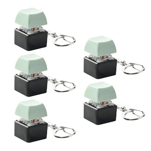 7829 Portable 5Pcs Switches Tester Fidgets Fun Stress Toy Keychain For Keyboards Lovers