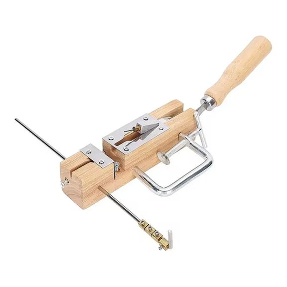 7829 Portable Hives Frame Eyelets Puncher Manual Hole Punch Tool Ergonomic Grip Wooden Eyelet Maker Drilling Tool