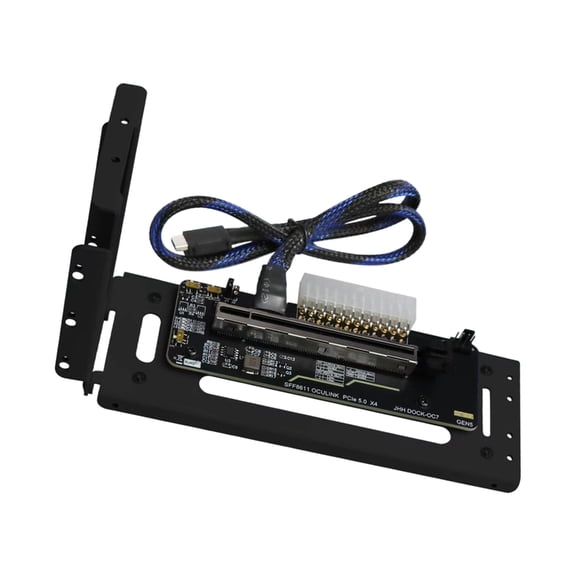 7829 Portable PCIe 5.0 X4 GPu Dock 128GB/s Laptop External Graphics Card Gaming GPU