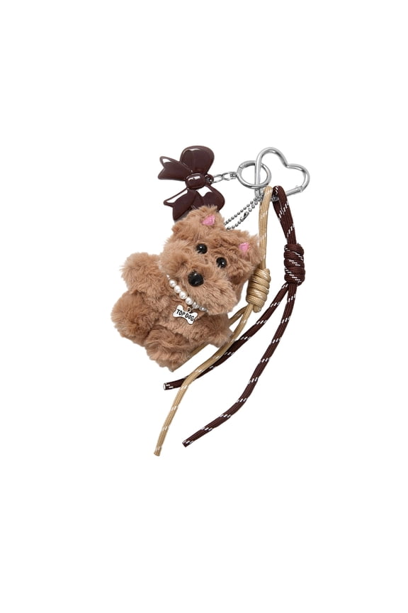 Compact Lightweight Plush Bag Charm for Travel Backpacks Luggage Easy Attachment Portable Decors Women