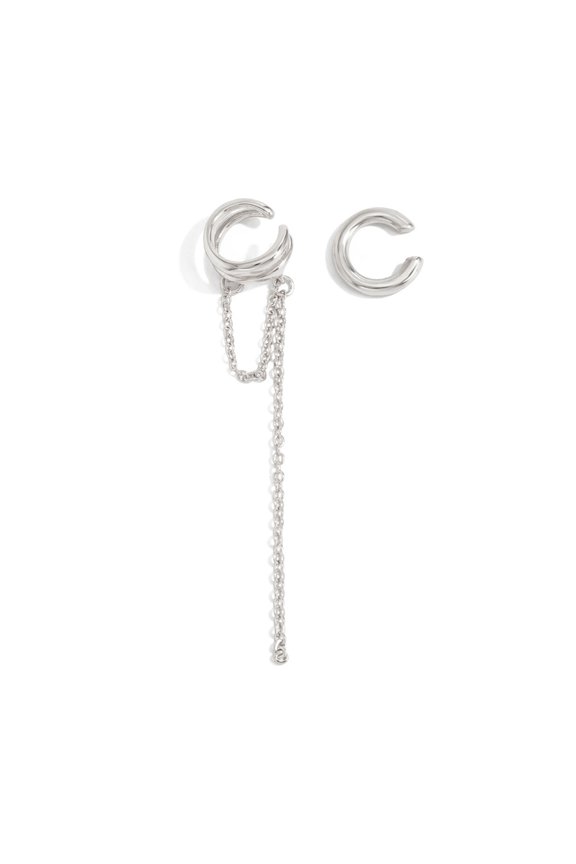 7829 Practical Long Fringe Ear Cuffs Clip on Design Not Piercing Required Comfortable
