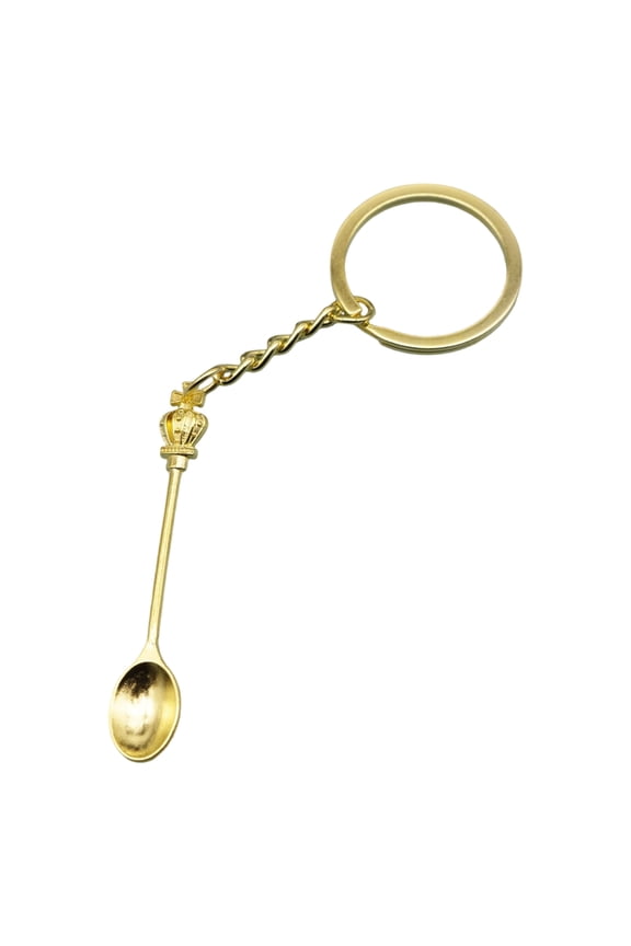 7829 Practical Small Spoon Keychain Multipurpose Hanging Decoration Ideal For Travel Work And Daily Life