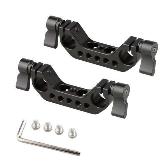 7829 Professional 15mm Aluminum Pipe Clamp Rotation 360 Degree For Photography