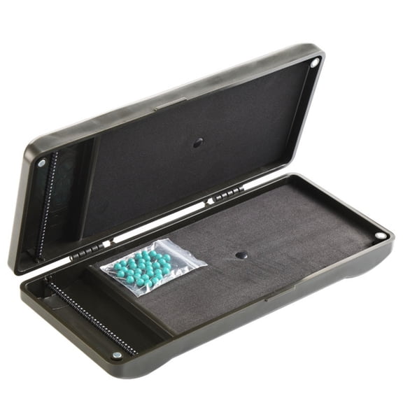 7829 Professional Fishing Tackle Box Holds 62 Leaders (NOT Include) Magnetic Closure