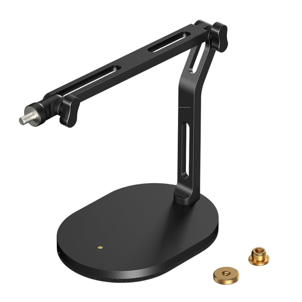7829 Professional Microphone Stand Compatibles 5/8Inch 3/8Inch Adapters for Flexible Three Point Adjustment in Podcasts