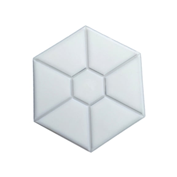 7829 Professional Washable Hexagonal Cement Brick Mold Paver Form For Easy DIY Garden Paths Simple Installation Easy to Clean