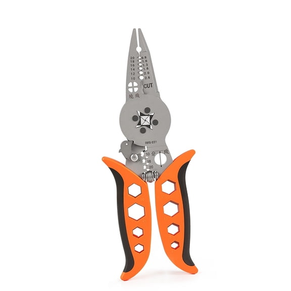 7829 Professional Wire Crimper Pliers With Builts In Cutting And Stripping Features For Ethernet Cables