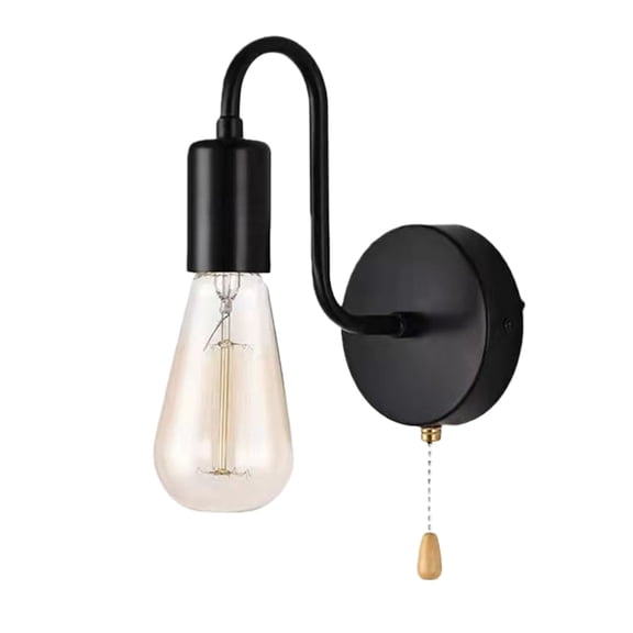 7829 Pull Chain Wall Sconce Light Background Light with Switches Wall Sconces Indoor Lighting Home Decoration Enduring