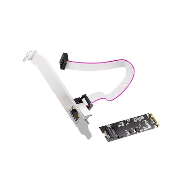 7829 RTL8126 Chip M.2 B+M Key Ethernet Card Desktop Computer Ethernet Networking Adapter For Industrial Heat Dissipation