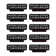 7829 Set of 10pcs Sarcastic Workplace Brooch Emotional Support Coworker Hands Off Zinc Alloy Lapel Pin For Office Jokes