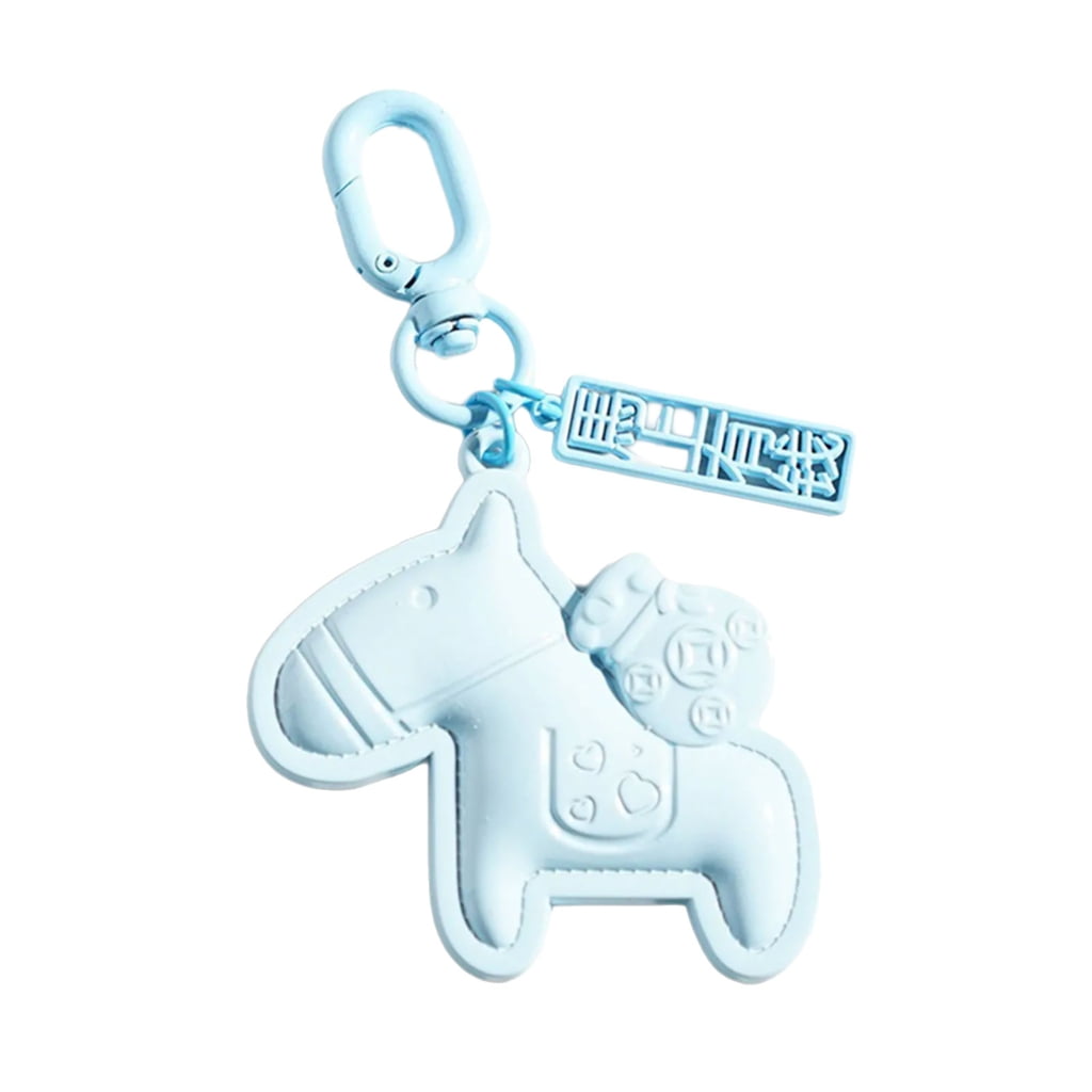 7829 Shining Baked Paint Keychain Horse Cartoon for Car Charm Present ...
