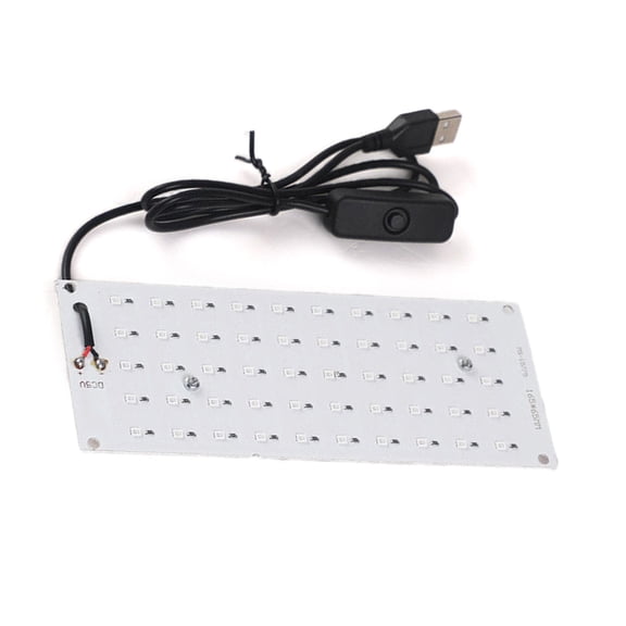 7829 Simple Operate Curing Light Bulb Lamp 395nm 5V Light Source Board With USB Plug for Nail Art Green Oil Crafts