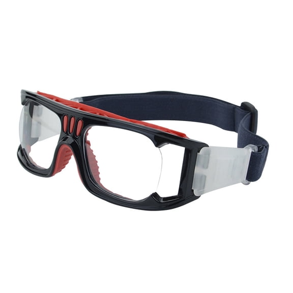 7829 Sports GogglesAdu1tProtective Safety Goggles Basketball Glasses for Men with Adjustable Head Strap & Replaceable Lens