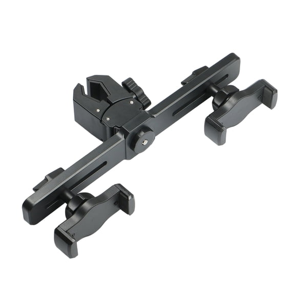 7829 Stable Floor Standing Tripod with Double Phone Mount for Live Courses Recording