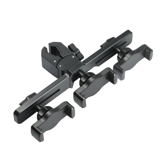 7829 Stable Floor Standing Tripod with Double Phone Mount for Live Courses Recording