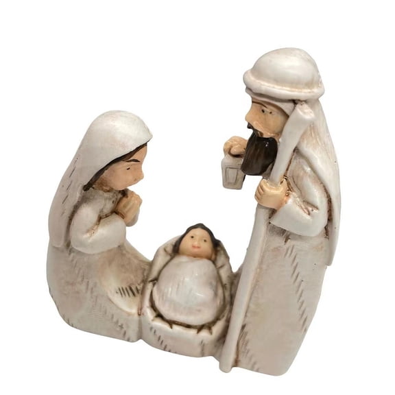 7829 Stable Nativity Scene Statue Christmas Nativity Figurines Table Ornament Gift