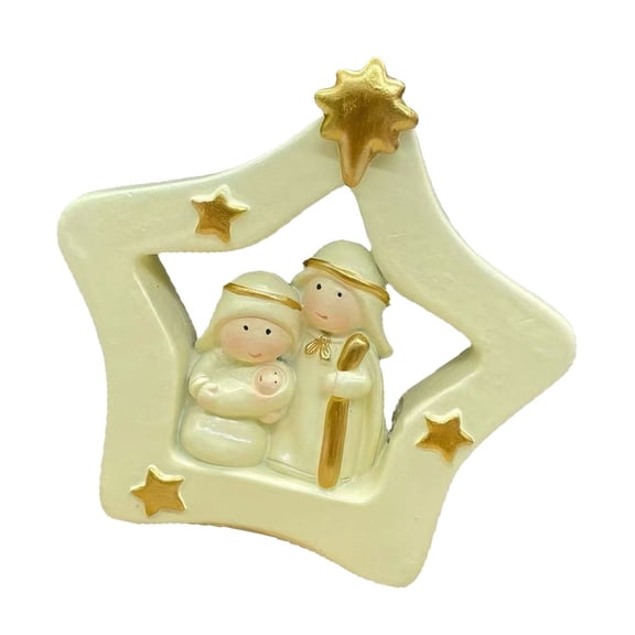 7829 Stable Nativity Scene Statue Christmas Nativity Figurines Table Ornament Gift