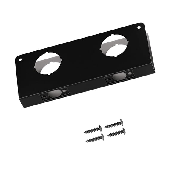 7829 Stainless Steel Double Hole Door Security Reinforcement Plate For Wood Metal Door