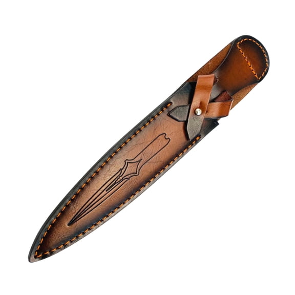 7829 Straight Cutter Sleeve Multitool Pouches Leathers Sheath Belt Pocket Cutter Holder for Outdoor Camping, BBQ, Hunting