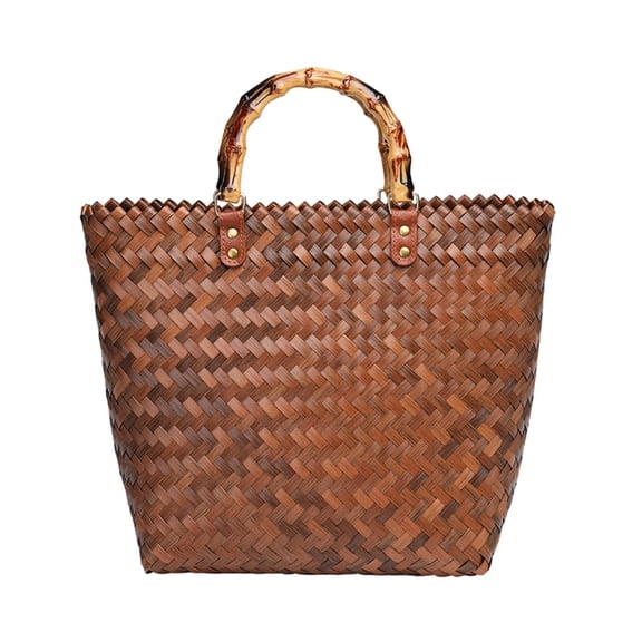7829 Straw Weave Purse with Detachable Handle Versatile & Trend Tote Bag Suitable for Casual Hangouts or Outdoor Activities