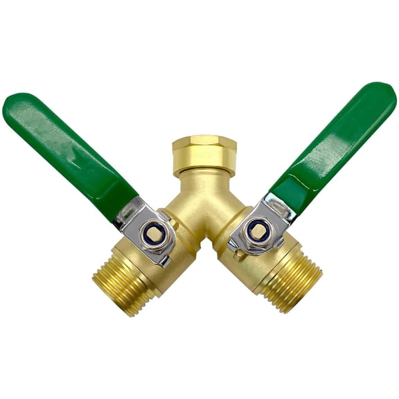 7829 Strong Brass Water Valves Easy installs Design Universal Pipe CompatibilityC0rr0s10nResistant Y Style Shutoff Valves for Home Heating & Irrigation Use