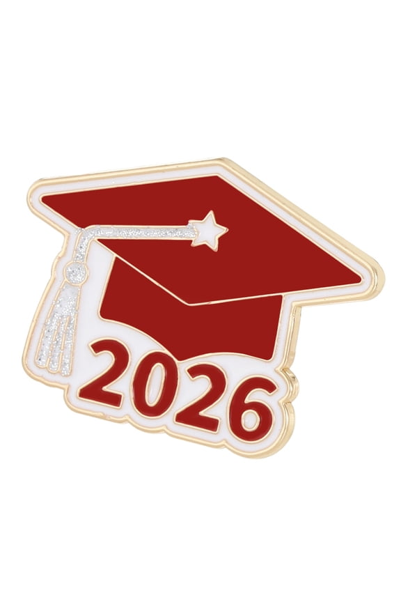 7829 Stylish 2026 Commemorative Enamel Brooch Pin Perfect For Graduation Ceremonies