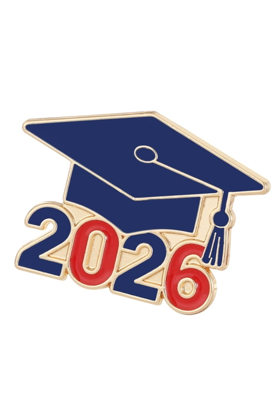 7829 Stylish 2026 Commemorative Enamel Brooch Pin Perfect For Graduation Ceremonies