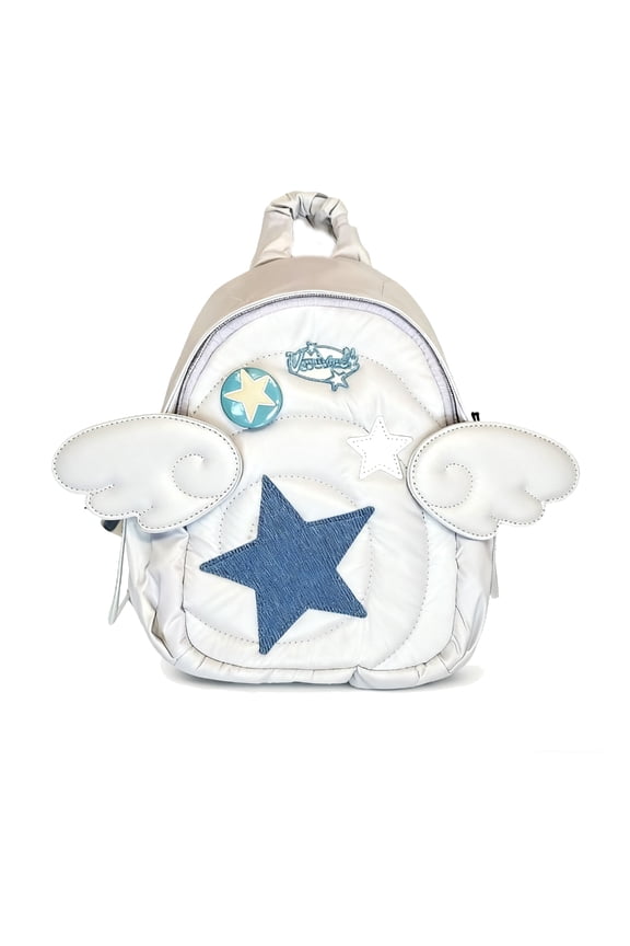 7829 Stylish Angel Wing Daypacks Practical Nylon Backpacks for Commuting Travel