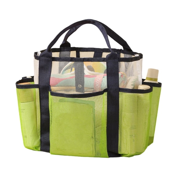 7829 Swimming Storage Bag Shower Bag Double-Layers Beach Bag Shower Caddy Bag Portable Bath Organizer for Travel Gym Camping