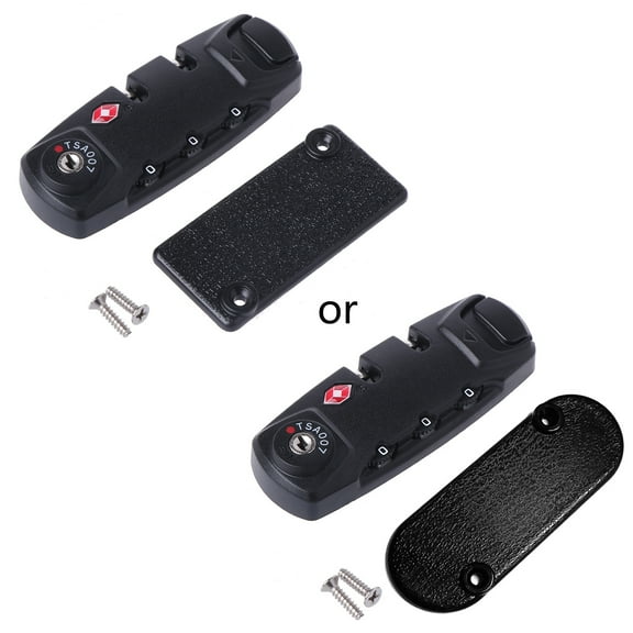 7829 TSA Secure 3 Digit Combination Padlock Lock Luggage Suitcase Travel Code Lock