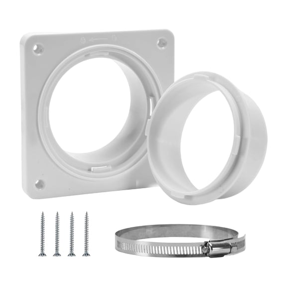 7829 Temperature Resistant Aluminum Dryer Vent Pipe Multifunction Multiple Purpose Vent for Quiet Operation & Light Blocking