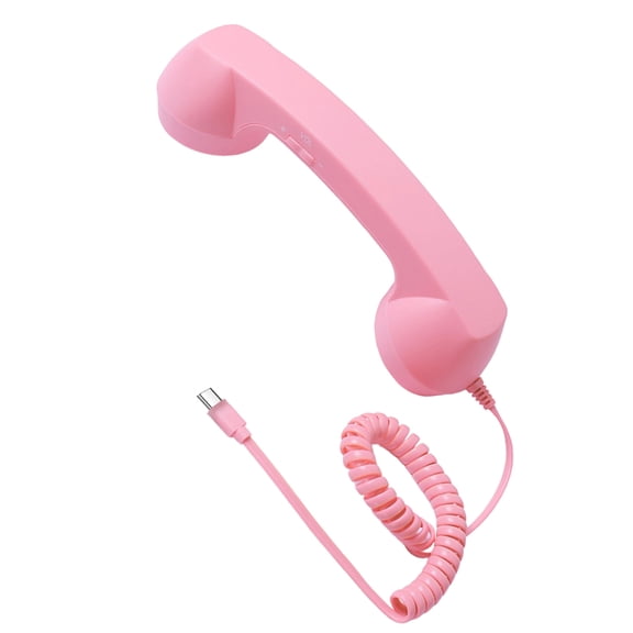 7829 Type C Retro Phone Handset Cord Headsets With Ergonomic Handle For Clear Calls
