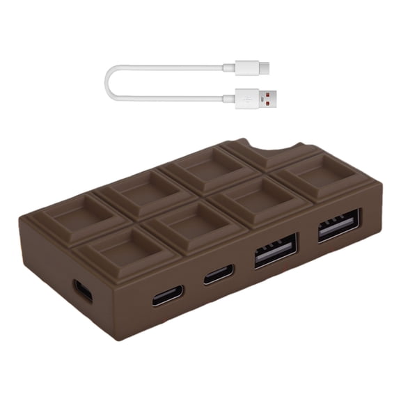 7829 USB C 4 Port Splitter Power Adapter Multiple Expander Adapter USB Splitter For PC Laptop Desktop Tablet Accessories