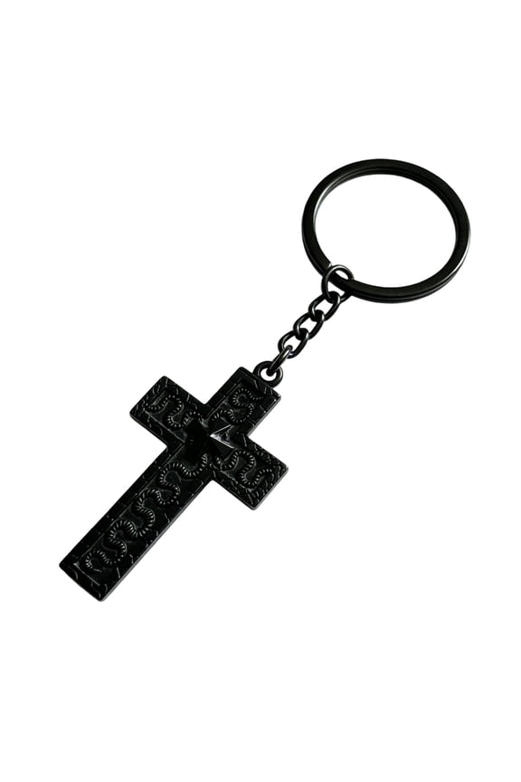 7829 Unique Antique Designs Crosses Keychain With Functional Opening Compartment Ideal For Car Keys