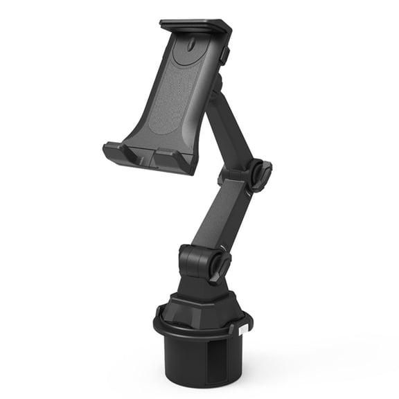 7829 Universal Car Cup Holder Mounts for Tablets and Smartphones 11-22cm with 360° Rotation and Adjustable Stand Secure Grip