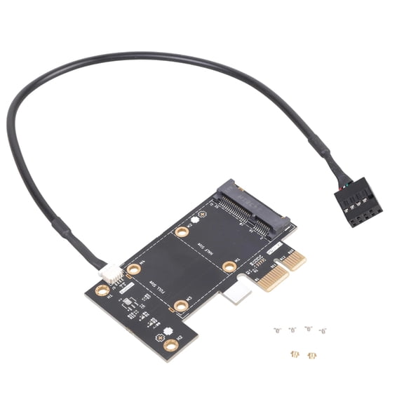 7829 Universal PCIe Adapter Single Board Heat Resistance for PC Expansion Module