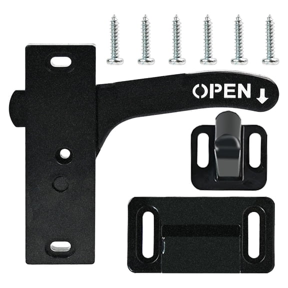 7829 Upgrades Aluminum Screen Door Latches Set Travel Trailer Door Secure Designs for Easy Setups & Long Service Performances