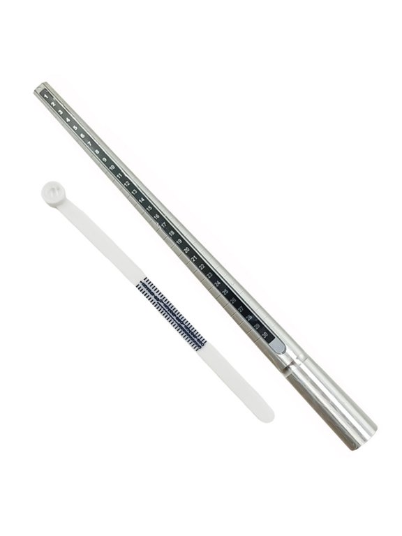 7829 User Friendly Ring Sizer Gauge Metal Design for Quick Accurate Measurement Anywhere