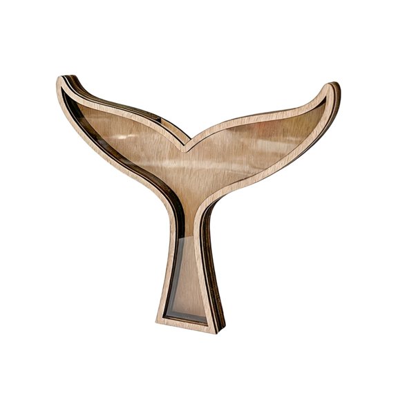 7829 Wood Seashells Display Case with Acrylic Window,Seashells Display Box Decorative Shadows Box for Starfishs Collections