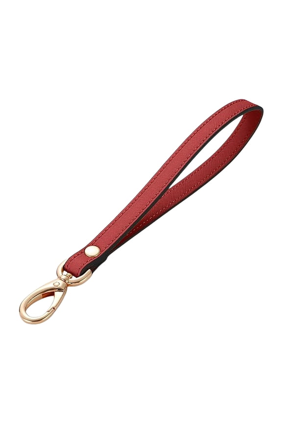 7829 Wristlet Strap,Faux1eatherKeychain Hand Wrist Strap for Clutch Wallet Purses Cellphone Key with Golden Lock Gifts