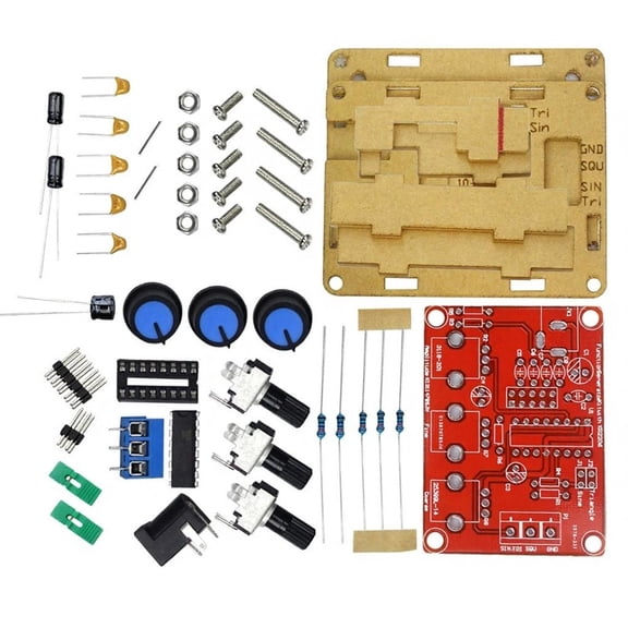 7829 XR2206 High Precise Signal Generator Sine Triangle Square 1Hz-1MHz Frequency Adjustable Frequency