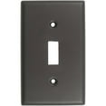 thumbnail image 1 of 782ORB Single Toggle Switch Plate Oil Rubbed Bronze Finish, 1 of 2