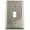thumbnail image 1 of 782SN Single Toggle Switch Plate Satin Nickel Finish, 1 of 2