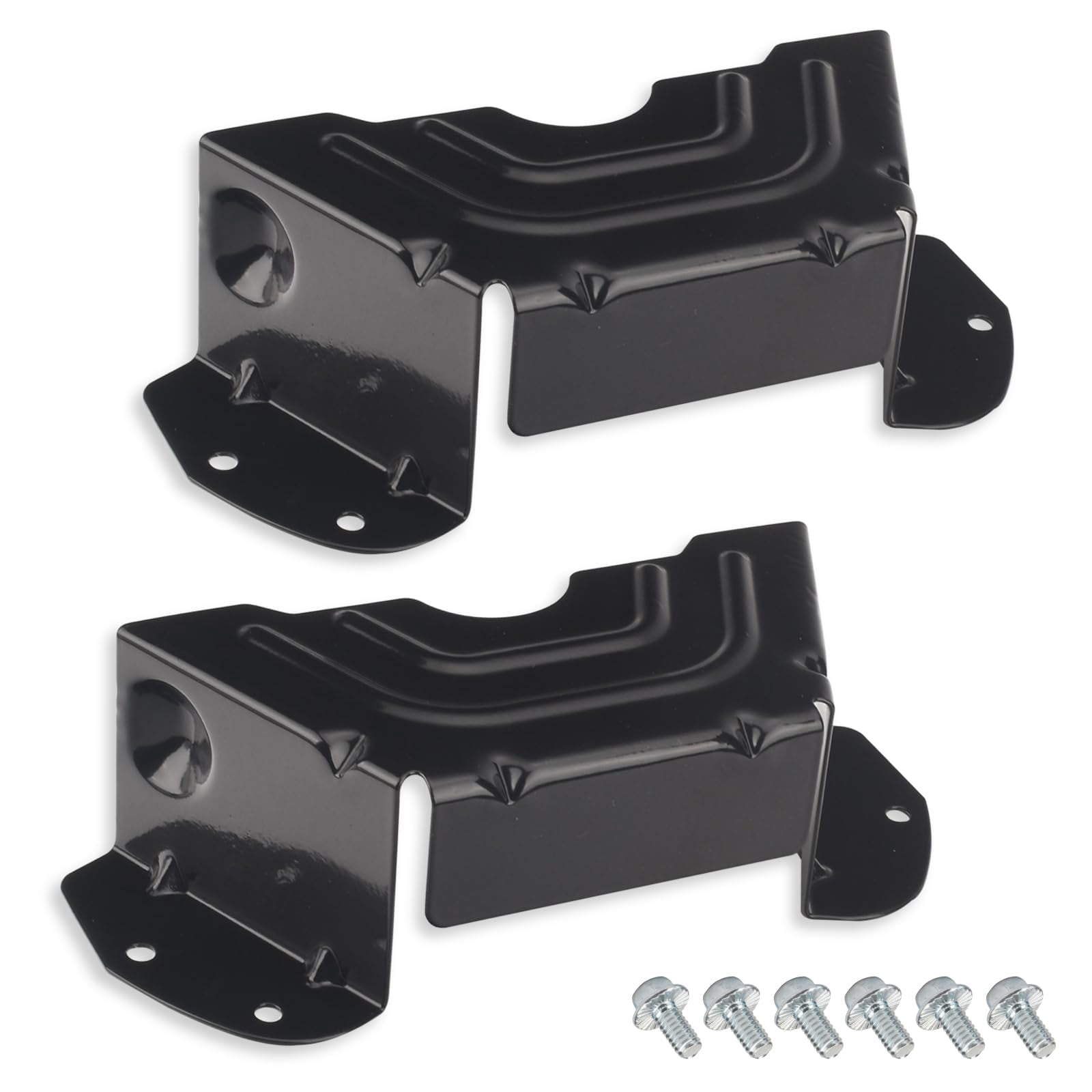 783-06424A-0637 Lawn Mower Parts 783-06424A Black Deck Belt Cover Fits 42" 46" Deck Spindle Pulley Belt Guard Cover Compatible with MTD &Troy-Bilt& Craftsma Stamped Deck 19B40012(2 Pack)
