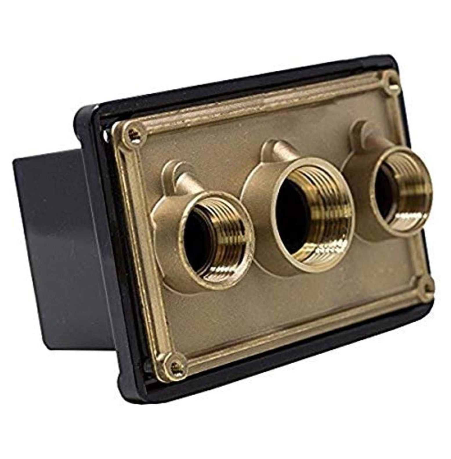 Pentair 1-Inch Black and Brass Junction Box for Pool and Spa