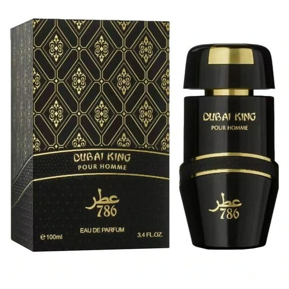 786 Parfum Dubai Men's Dubai King EDP Spray 3.4 oz Fragrances 850062582002